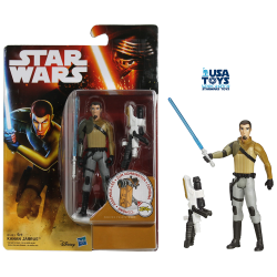 B4183 KANAN JARRUS Action Figure 10cm Star Wars The Force Awakens Hasbro 3"3/4