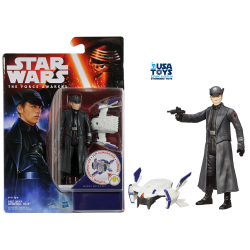 B4164 FIRST ORDER GENERAL HUX Action Figure 10cm Star Wars The Force Awakens Hasbro