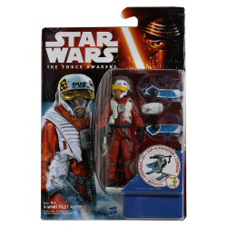 B4167 PILOT ASTY X-Wing Action Figure 10cm Star Wars The Force Awakens Hasbro 3"3/4