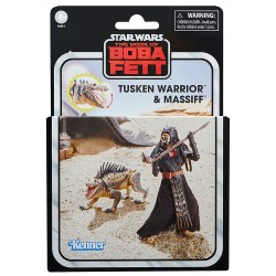 F6991 Tusken Warrior & Massiff Deluxe Action Figure 10cm Star Wars The Vintage Collection The Book Of Boba Fett